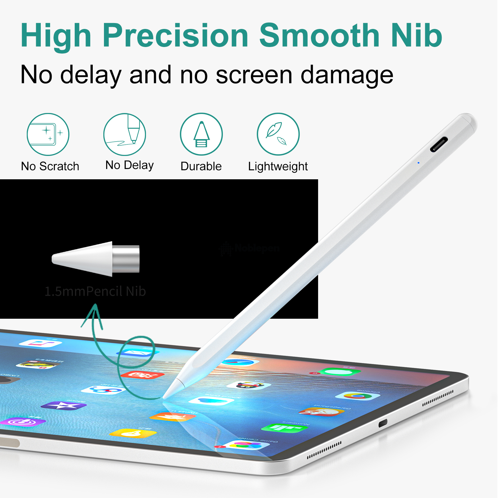 Fine Point Passive Stylus Pen For Huawei
