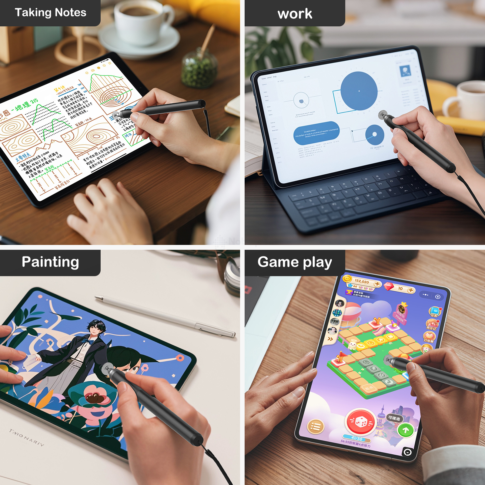 Nano-fleece Passive Stylus Pen For Touch Screen