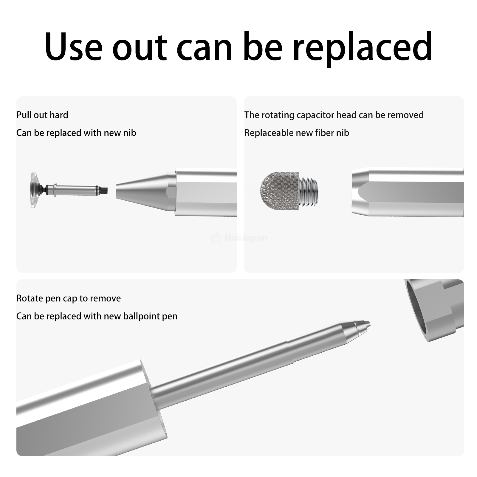 Rubber Passive Stylus Pen For Android Phone