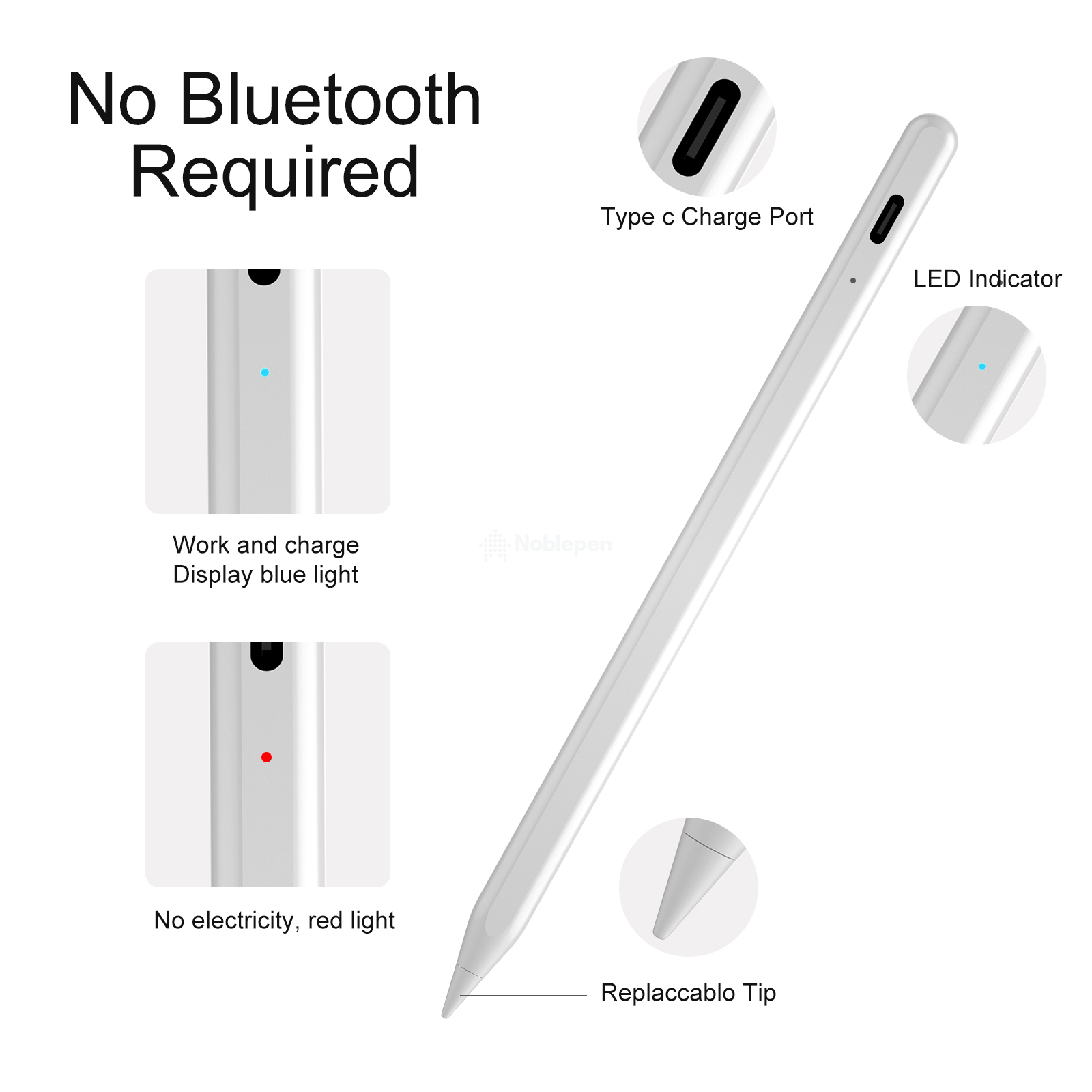 Magnetic Adsorption Active IPad Pencil Stylus