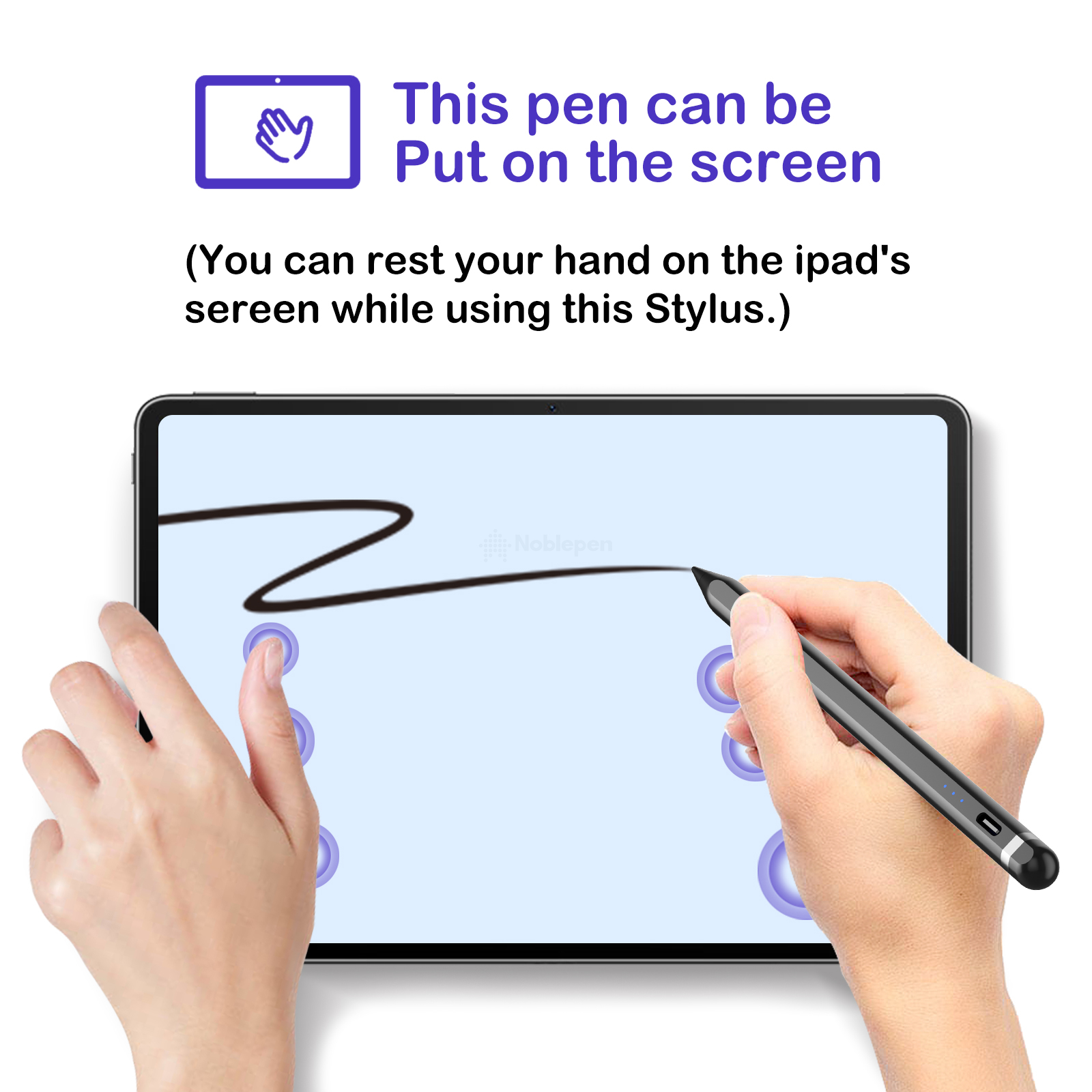 Type-c Charging Universal Stylus For Touch Screens